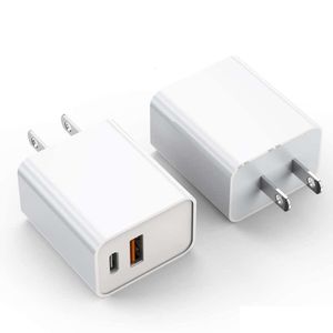 Cell Phone Chargers 2-Pack 20W Dual Port Pd Usb C Wall Charger Adapteraddusb A Fast Charging Brick Plug For Drop Delivery Phones Acces Otojs