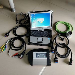 V12.2023 High Auto Diagnosis Tool MB star C4 SD Compact 4 with multi-languages 480GB SSD Cf19 I5 8G used Military laptop computers