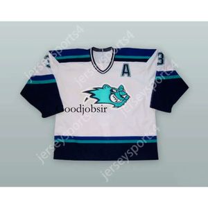 Gdsir Personalizado TERRY VIRTUE 3 WORCESTER ICECATS JERSEY DE HÓQUEI BRANCO NOVO Top Ed S-M-L-XL-XXL-3XL-4XL-5XL-6XL