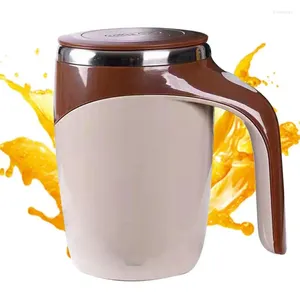 Mugs Electric Self Stirring Mixing Mug Magnetic Cups Stainless Steel Insulated Tumblers USB Rechargeable For