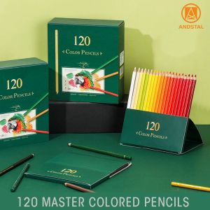 Matite e matite a olio 120 matite per olio Professional Box Box Drawing Pencil Art Set da colorare di matite per la scuola di artisti