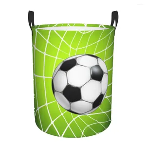 Сумки для стирки складная корзина для грязной одежды футбольный футбольный мяч в сети корзин для хранения детские домашние организатор