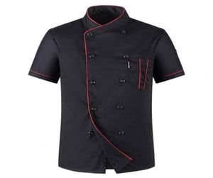 Magliette men039s uomini chef uniforme el cucina abiti da lavoro a manicotto sciolto collare a doppia ebreo cameriere 9410065