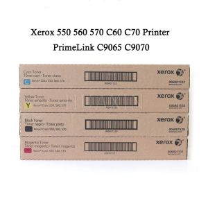 Fırçalar 1 Set CMYK Orijinal Yeni Us Sürüm Toner Kartuşu Xerox 550 560 570 C60 C70 Yazıcı Primelink C9065 C9070 AB'de kullanılabilir