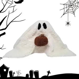 Party Decoration Halloween Ghost Pillow Plush Throw Spooky Ornament For Holiday Children Gift Home Decorations