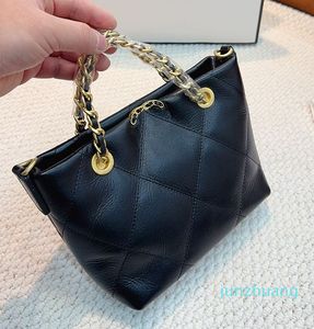 Klasyczny mini designerka torba crossbody Tote Diamond Wzór złoty łańcuch pikowane sprzęgło torba na ramię skórzana torebka