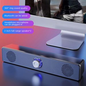 Soundbar With Subwoofer TV Sound Bar Home Theatre System Bluetooth Speaker Extra Bass PC Computer Speakers Stereo Full-Range New