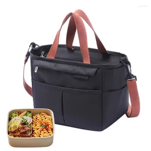 Dinnerware Women Lunch Bag Reusable Warmer Tote Thermal Box Waterproof Office Cooler Beach Picnic Supplies Travel Accessories