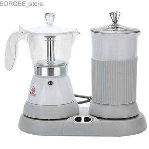 Kaffeemaschinen Italienische elektrische Kaffeemaschine Haushalt Mini Automatische Milchschaummaschine Italienisch langsame Extrakt Y240403