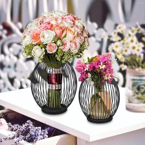 Candele per candele Lanterne Black Cangoli Vintage Iron Art Home Table Table Decoration Romantic Christmas Flower Pot