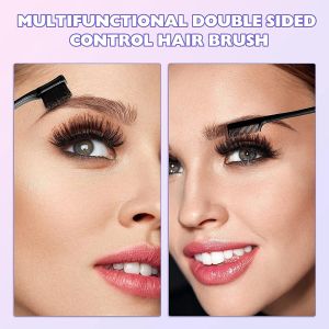 12Pcs/set Multipurpose Weaving Hair Highlight Dyeing Eyebrow Control Comb Hair Clip Set Professional Wig Hair Loop Styling Tools