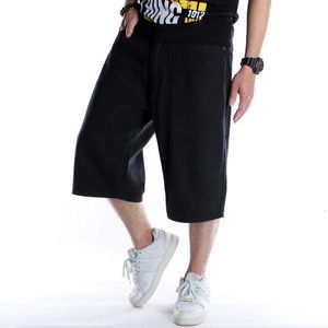 Summer Men Shorts Hip Hop Harem Jeans Jeansowe Wybory Modne luźne bawełniane worka