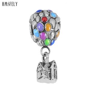 HMSFELY Ciondolo a palloncino in acciaio inossidabile per collana braccialetto fai da te creazione di gioielli accessori bracciali parti240327