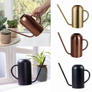 1500ML Stainless Steel Watering Pot Long Mouth Flower Plants Spray Can Portable Gardening Kettle 240322