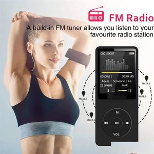 Mp3 & Mp4 Players Player Bluetooompatible Music 1.8 Portable Students Walkman Fm Radio External Trathin Recording For Phones Drop Del Dhr8V