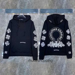 Tasarımcı Fermuarı Hoodies Erkek Ceket Kış Terekleri Kalpler Hoodie Ch Uzun Kollu Ceket Gevşek Pamuk Pamuk Kapşonlu Erkek Kadın Hip Hop Sokak Giyin