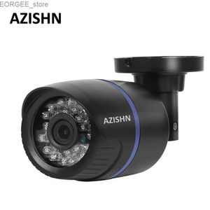 Andra CCTV -kameror Azishn IP -kamera Poe 1080p utomhus full HD 1080p 2MP POE Bullet IP Camera Security IR Cut P2P 1080p Lens Poe Cable Y240403