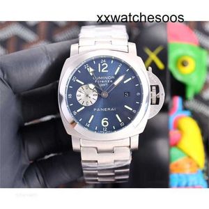 Top Clone Men Sports Watch Panerais Luminor Automatisk rörelse Rörelse Sapphire Mirror Size 45mm Importerat Watchband