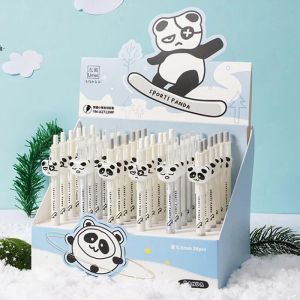 Kalemler 36 PC/Lot Creative Panda Press Mekanik Kalem Sevimli 0.5mm Çizim Yazma Otomatik Kalem Okulu Ofis Malzemeleri