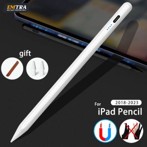 Set för iPad Pencil 1 2 Gen Palm Avstötning Apple Pencil Stylus Pen 20182023 Pro Air Mini 5 6 iPad -tillbehör inkluderar NIB och fodral