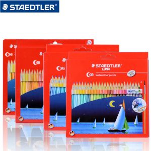 Pencils Staedtler LUNA Colored Pencils Watercolor 12/24/36/48 Colors Set Professional Drawing Pencils