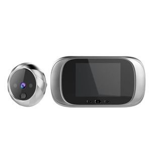 New 2024 HD Intelligent Video Doorbell com 28/24 polegadas Peepglass de 90 graus Câmera de monitoramento e detecção de movimento para segurança da porta 1. Smart