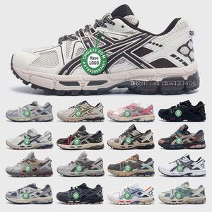 Gel em gel de Nova York Maratona Kahana 8 tênis de corrida 2024 Designer Oatmeal Concreto Navy Aço obsidiano Creme cinza Branco Ivy Black Outdoor Trail Sneakers Tamanho 36-45