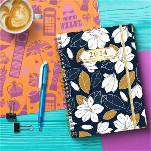 Notebooki 2024 Kalendarz Planner Notebook Englis