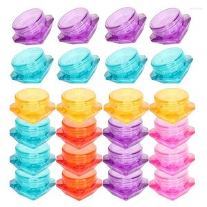 Bottiglie di stoccaggio 50pcs 5g Contenitore Cosmetico Crema Crema Crema Creaming per labbra per labbro per viaggi in bottiglia Riemibile Plastica portatile Jar di plastica portatile