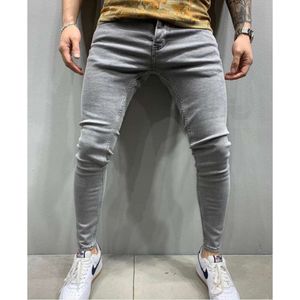 Cross fronteiriços europeus e americanos emblemas bordados jeans masculinos com lágrimas com zíper com calças pequenas comércio exterior calça jeans roxa 422