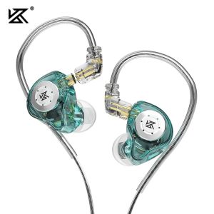 Earphones KZ EDX Pro Wired Earphones HIFI Bass Earbuds In Ear Sports Headphones Noise Cancelling Headset With Microphone PK ZSTX ZSN PRO