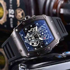 Luxury Men Mechanics Watch Richa M Automatyczne zegarek mechaniczny Importowany Ruch Win -Barrel Win Fibre Tourbillon Richa M L4WX
