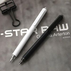 Rocket Black Ink Infällbar gelpenna 10st/Box Student Writing Tip Plast Neutral Office och skolmaterial