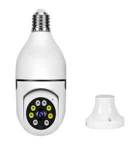 Câmera de lâmpada de lâmpada de soquete de 20MP e27 câmera ip smart home wi -fi com 360 ° Detector de movimento Intercomo remoto Full HD Color Night V8766897