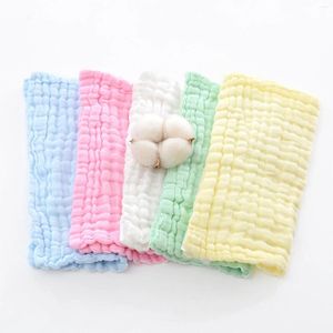 Handtuch Baby Musselin Waschlappen 5pcs weiche Gesichtstücher für geborene absorbierende Badetücher Wisch