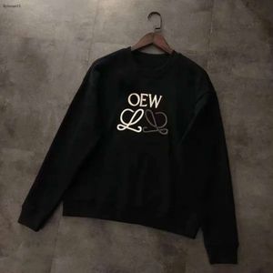 Projektant loewe haft z kapturem kobiety pullover bluzy marka loewe bluzy loewe długie rękawy luksusowe logo męskie logo męskie loewe tops 4967