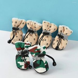 Odzież dla psów 4PCS Buty dla małych średnich psów Pet Pet Anti-Slip Boots Dachshund Soft Socks Outdoor Puppy Chihuahua Yorkies Sneakers Supplies