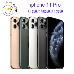 원래 잠금 해제 된 iPhone 11 프로 핸드폰 4GB RAM 64GB 256GB 512GB ROM 5.8 인치 슈퍼 망막 XDR OLED MOBILEPHONE와 얼굴 ID