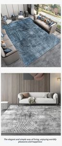 카펫 14158 플러시 카펫 거실 장식 푹신한 깔개 두꺼운 침실 안티 슬립 바닥 소프트 라운지 깔개 단단한 큰