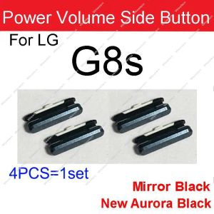 LG G8 G8S電源ボリュームサイドボタンの4PCS/ロット電力ボリュームスモールサイドキー交換