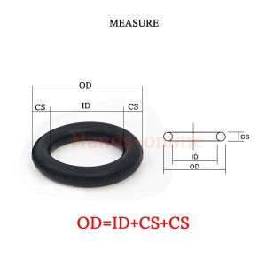 Thickness/CS 2.4mm/0.094" NBR70 Nitrile Rubber Ring Sealing O Rings O-Ring Seal Gasket Oil Washer Gaskets ID 17.2-40mm
