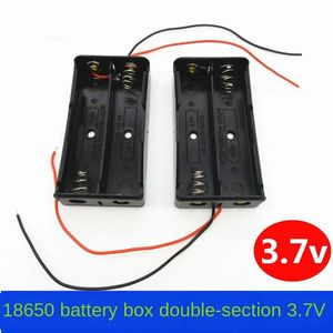 ダブルセクション18650セルボックス3.7Vリチウムバッテリーシリーズ8650セルボックス2セクション3.7V出力2