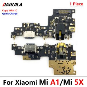 Xiaomi Mi A1 A3 A2 Lite 5x 6x USB Charge Jack Dock Connector Charging Boardメインメインボードフレックスケーブルの新規