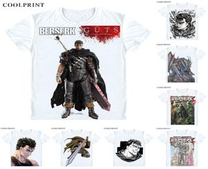 Berserk Kentaro Miura T -Shirt Der Prototyp Eingeweide schwarzer Schwertkämpfer Anime Custom Casual Cosplay Tshirt Print Kurzarm Tshirt6086872