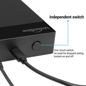 Unionsine 3.5 '' HDDケースSATAからUSB 3.1タイプCアダプター2.5 