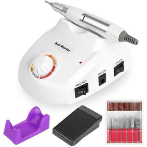 Professionelle Elektro -Manikürenmaschinen -Nagelbohrmaschine 20W 35000 U / min Mahlschneider Nagelkunstnagelfeile mit Cutter Nagel Kits Tool