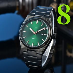 2024 Luxury Mens Mechanical 1853 Mens Watches Luxury Fashion Black Dial Calender Gold Armband Folding Clasp Master Male Gifts Par Folding Buckle Watch