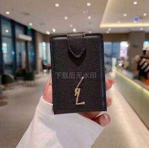 Fashion Women's Multi layered Card Bag Designer Women's Logo Y Coin Wallet Large Capacity Upper and Lower Mouth Men's Driver's License Bag