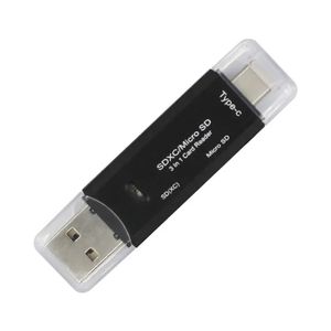 High Speed USB 3.0 Type C To SD Micro SD TF Adapter for Laptop Accessories OTG Cardreader Smart Memory SD Card Reader