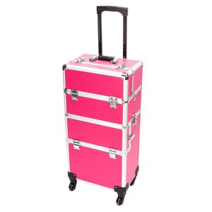 Large Capacity professional trolley bag professional tattoo cosmetic case Makeup Eyelash manicure furniture beauty tool storage